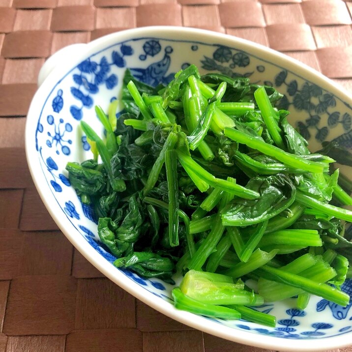 さっぱり♪簡単!ほうれん草のレモン塩和え